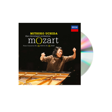 Mitsuko Uchida, The Cleveland Orchestra: MOZART: Piano Concertos; No.18 KV 456 & No.19 KV 459 - CD