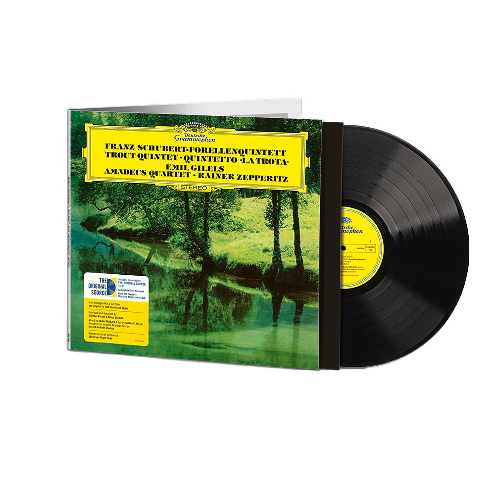 Emil Gilels, Rainer Zepperitz, Amadeus Quartet: Schubert: Piano Quintet in A Major, D. 667 "Trout" (Original Source Series #1 SECOND EDITION) LP
