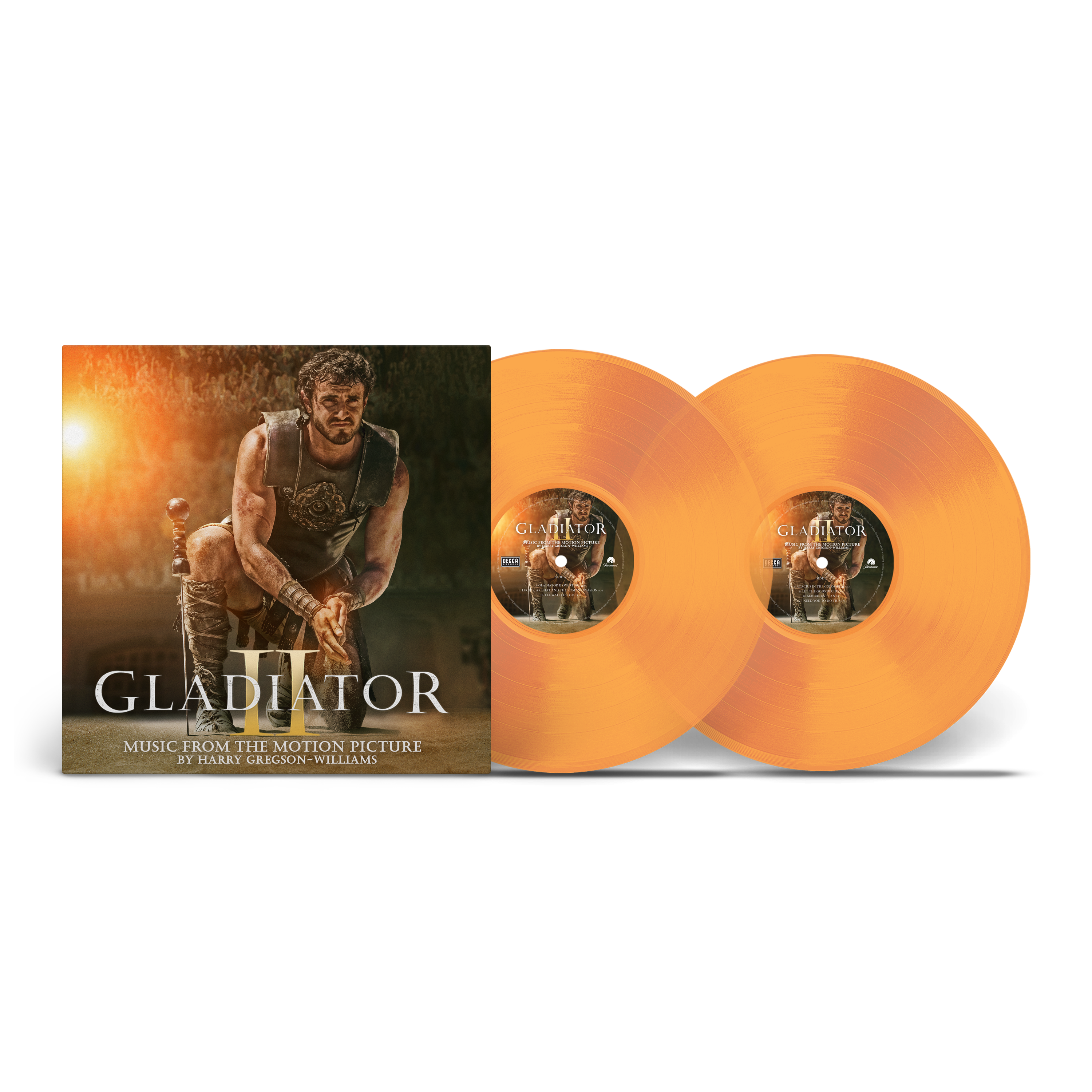 Harry Gregson-Williams: Gladiator II (Music From The Motion Picture) Translucent Orange Crush front