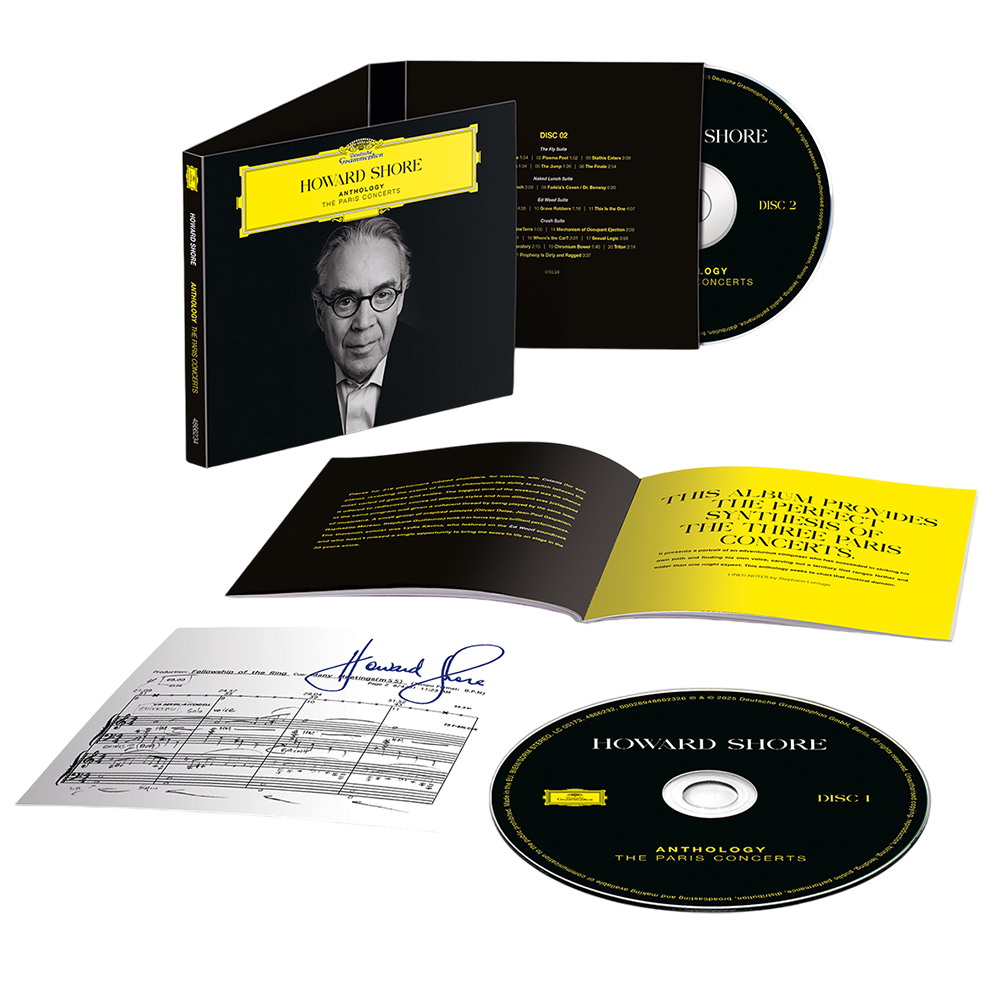 Howard Shore: Anthology – The Paris Concerts 2CD + Artcard