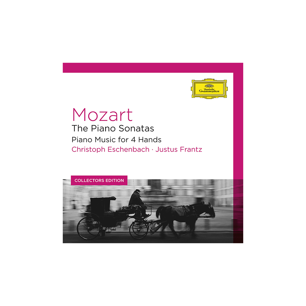 Christoph Eschenbach, Justus Frantz: MOZART: The Piano Sonatas; Piano Music for 4 Hands 8CD