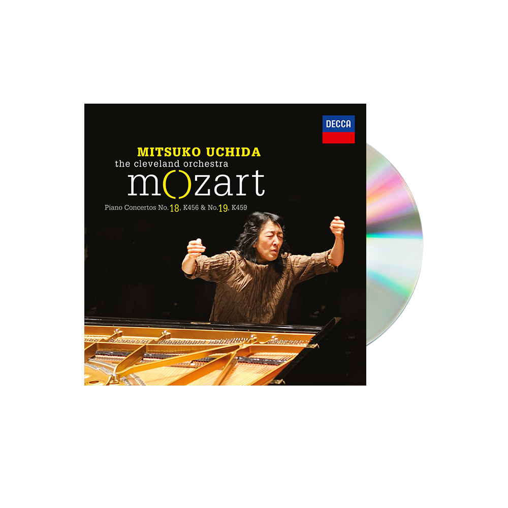 Mitsuko Uchida, The Cleveland Orchestra: MOZART: Piano Concertos; No.18 KV 456 & No.19 KV 459 - CD