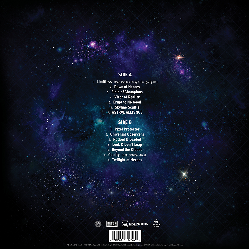 Cody Matthew Johnson, Jeff Rona: Quantaar (Original Game Soundtrack) LP Back